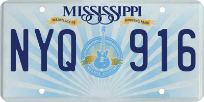 MS license plate NYQ916