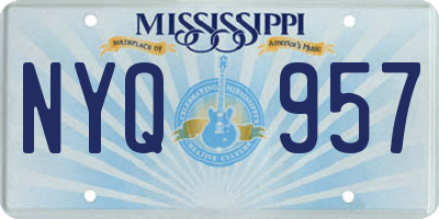MS license plate NYQ957