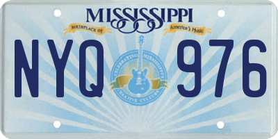 MS license plate NYQ976