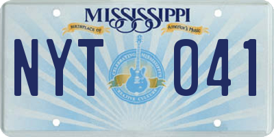 MS license plate NYT041