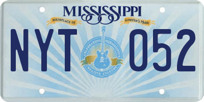MS license plate NYT052