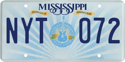 MS license plate NYT072