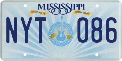 MS license plate NYT086