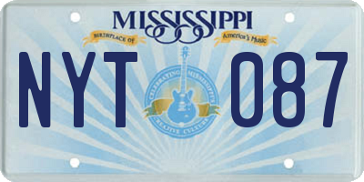 MS license plate NYT087