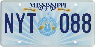 MS license plate NYT088