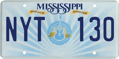 MS license plate NYT130
