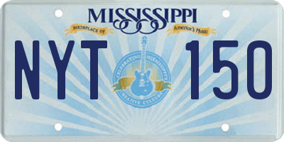 MS license plate NYT150