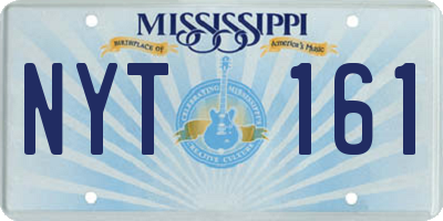 MS license plate NYT161