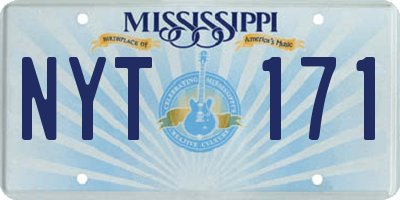 MS license plate NYT171