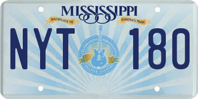 MS license plate NYT180