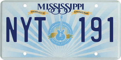MS license plate NYT191