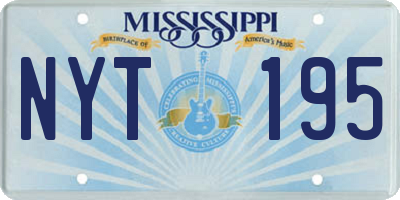 MS license plate NYT195