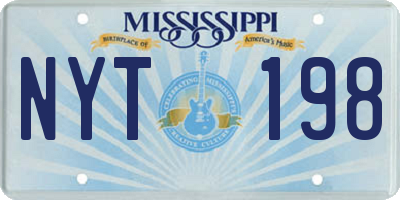 MS license plate NYT198