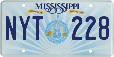 MS license plate NYT228