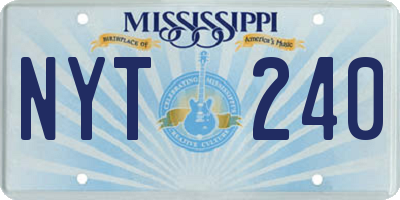 MS license plate NYT240