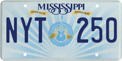 MS license plate NYT250