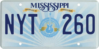 MS license plate NYT260