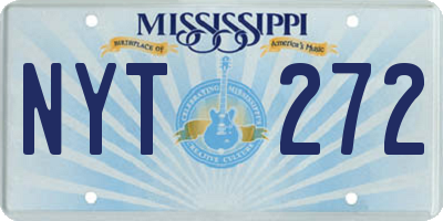 MS license plate NYT272