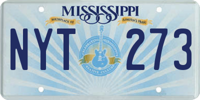 MS license plate NYT273