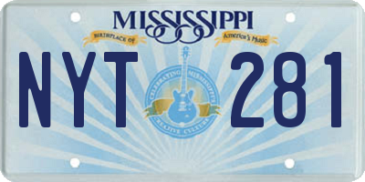 MS license plate NYT281