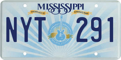 MS license plate NYT291
