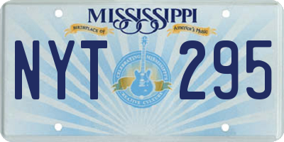 MS license plate NYT295