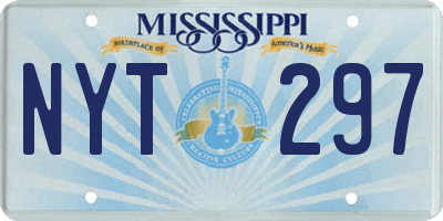 MS license plate NYT297