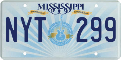 MS license plate NYT299