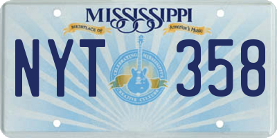 MS license plate NYT358