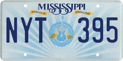MS license plate NYT395