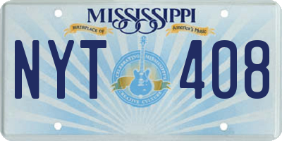 MS license plate NYT408
