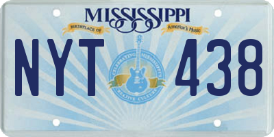 MS license plate NYT438