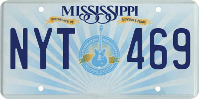 MS license plate NYT469