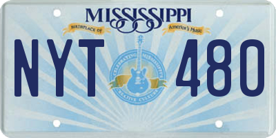 MS license plate NYT480
