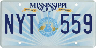 MS license plate NYT559