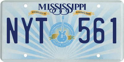 MS license plate NYT561