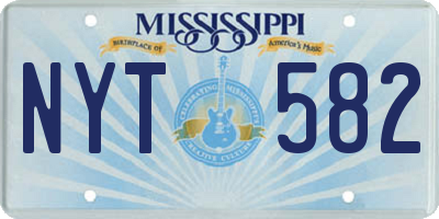 MS license plate NYT582