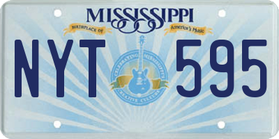 MS license plate NYT595
