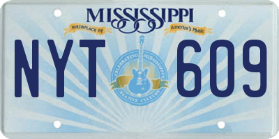 MS license plate NYT609