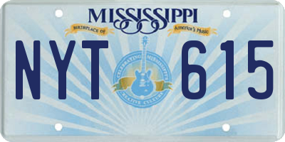MS license plate NYT615