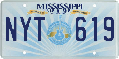 MS license plate NYT619