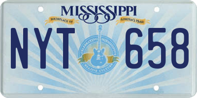 MS license plate NYT658