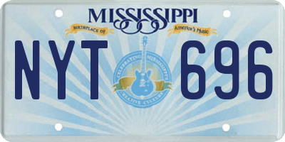 MS license plate NYT696