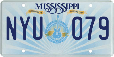 MS license plate NYU079