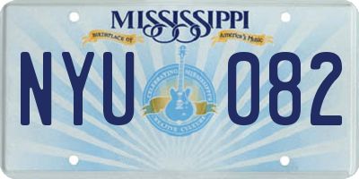MS license plate NYU082