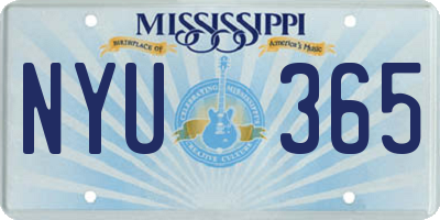 MS license plate NYU365
