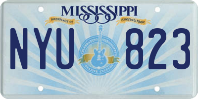 MS license plate NYU823