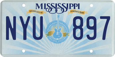 MS license plate NYU897