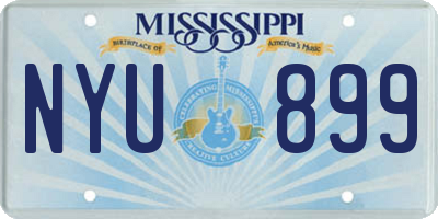 MS license plate NYU899