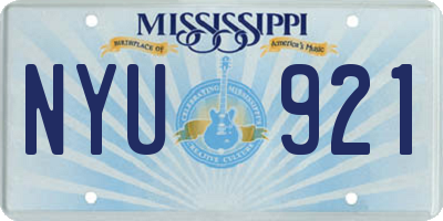 MS license plate NYU921